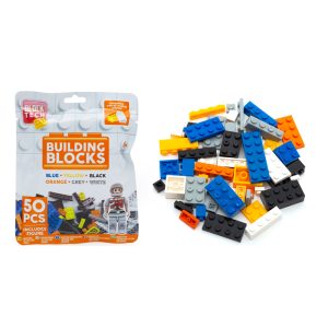 Block Tech Building Blocks 50Pcs Orange Bag